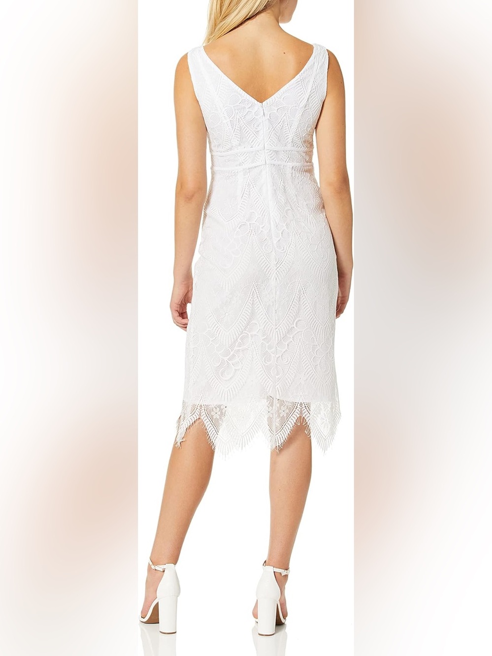 Nanette Lepore Lace Midi White Dress